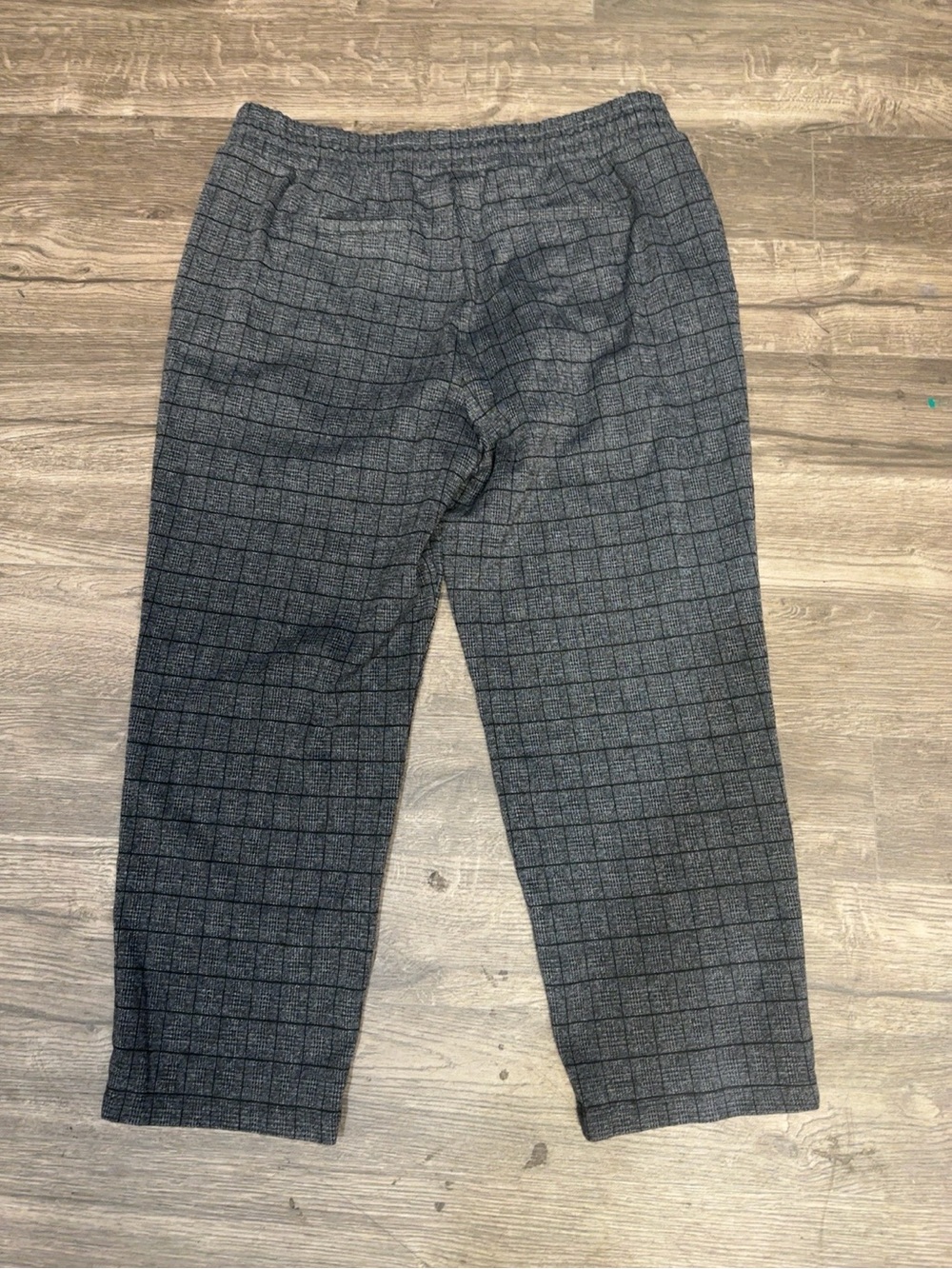 A New Day Gray Plaid Pull-On Ankle Pants Women’s Size L - Picture 3 of 8